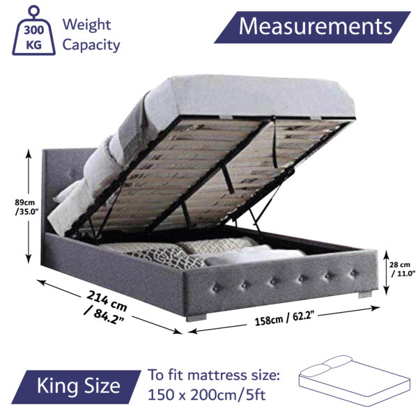 King Size bed Measurements
