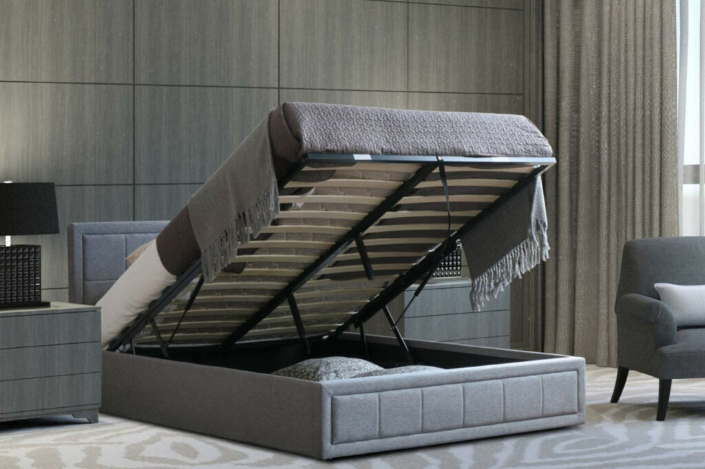 king size ottoman storage bed with mattress