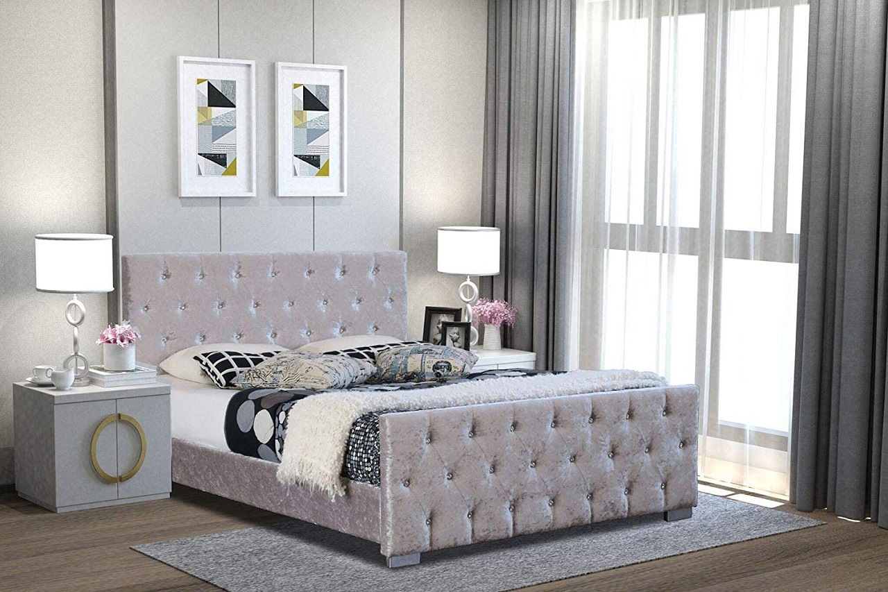 white diamante bedroom furniture