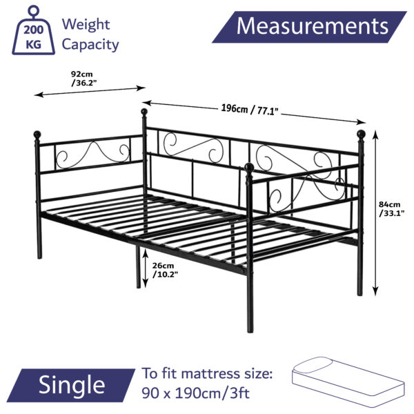 Day Bed Measurements