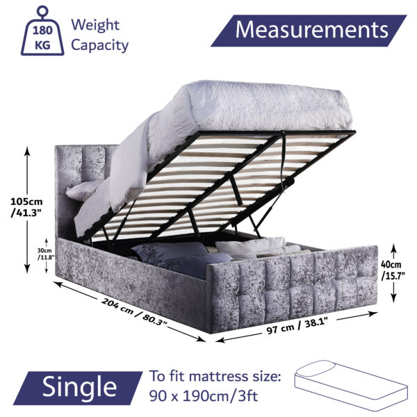single bed measurements