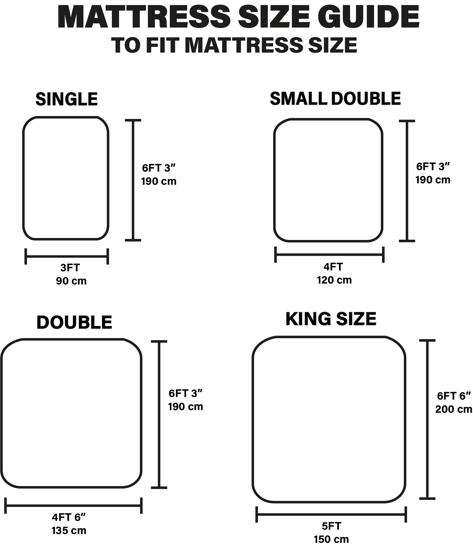 mattress size guide