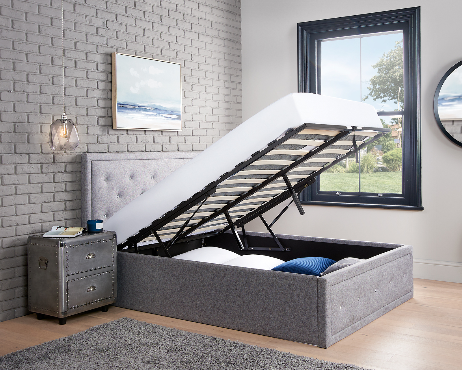 cheap small double beds with mattress