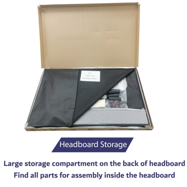 Headboard Storage Bed