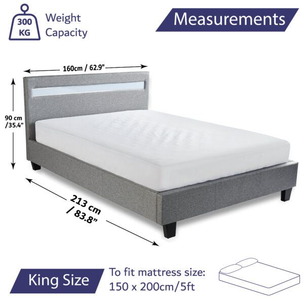 LED bed King Size