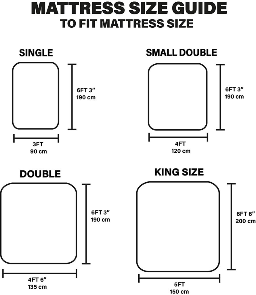 Mattress Size guide image