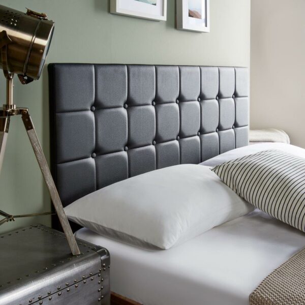 leather bed frame